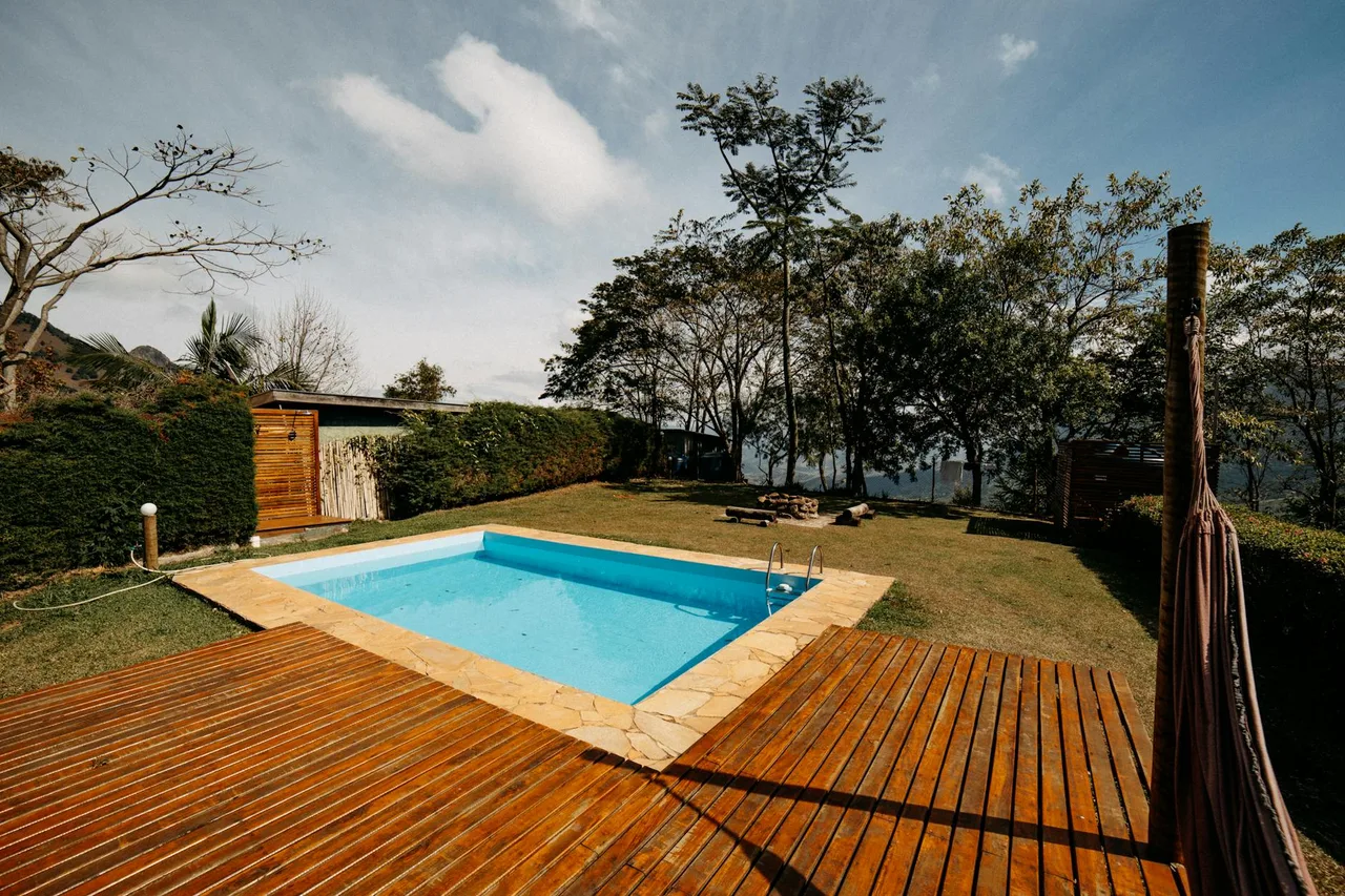 Piscine enterrée en bois réalisation 1